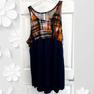 Cool Melon Top Sleeveless Size 1X